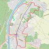 Trace GPS Randonnée VULAINES SUR SEINE, itinéraire, parcours