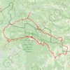 Trace GPS Mont-Ventoux par Sault, itinéraire, parcours