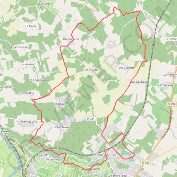 Trace GPS Circuit des Arches de Fontcouverte, itinéraire, parcours