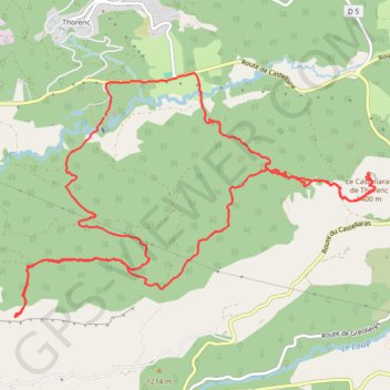 Trace GPS Pas de la Mule - Castellaras de Thorenc - Pivoines, itinéraire, parcours