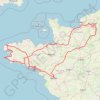 Trace GPS Aventure Bretagne Normandie 2024, itinéraire, parcours