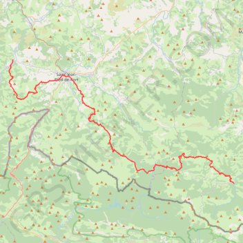 Trace GPS Saint Etienne de Baigorry - Logibaria, itinéraire, parcours