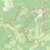 Trace GPS Circuit Velocio (massif du Pilat), itinéraire, parcours