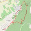 Trace GPS Saint Martin d'Hostun (26), itinéraire, parcours