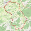 Trace GPS Boucle à vélo entre Buissonville et Ciney, itinéraire, parcours