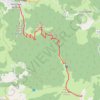Trace GPS Mont Fourcat - Pic de Lauzate, itinéraire, parcours