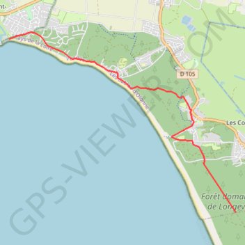 Trace GPS Sentier de Grandes Randonnées, n°8, itinéraire, parcours