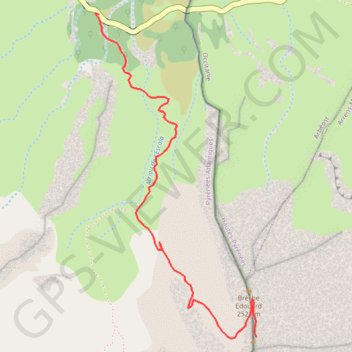 Trace GPS Petit Gabizos, itinéraire, parcours