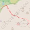 Trace GPS Piton de la Fournaise cratère Dolomieu - La Réunion, itinéraire, parcours