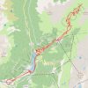 Trace GPS Col du Sabot depuis Allemont, itinéraire, parcours