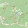 Trace GPS Les rochers autour de l'étang de Hanau, itinéraire, parcours