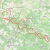 Trace GPS St Sulpice vers Ecoyeux 46 kms n°2, itinéraire, parcours