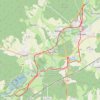 Trace GPS Circuit avec piste cyclable de Villersexel à Bonnal, itinéraire, parcours