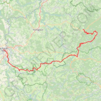 Trace GPS GR430 De Puy-en-Velay à Saint Bonnet-Le-Froid (Haute-Loire), itinéraire, parcours