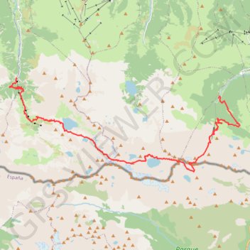 Trace GPS Les Gourgs Blancs, itinéraire, parcours