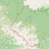 Trace GPS Banderitsa hut - Kutelo - Banski Suhodol peak - Dom Javorov ..., itinéraire, parcours