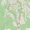 Trace GPS Caroux - Arête des Charbonniers, itinéraire, parcours