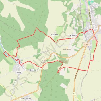 Trace GPS Circuit de la forêt - Varzy, itinéraire, parcours