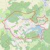 Trace GPS Tour du lac de Bouzey - Girancourt, itinéraire, parcours