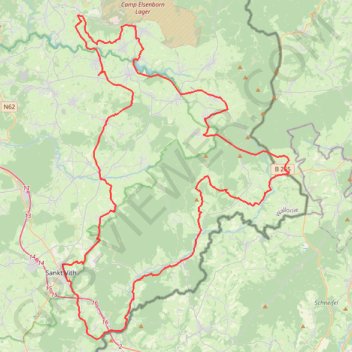Trace GPS tdch-butg-j1-105kms, itinéraire, parcours