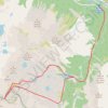 Trace GPS Bassiero oriental depuis la Bonaigua de Baix, itinéraire, parcours