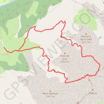 Trace GPS Traversée du Trou de la Mouche - La Clusaz, itinéraire, parcours