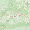 Trace GPS Massif des ocres du Luberon sur le GR 6, itinéraire, parcours