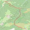 Trace GPS Sentier Cathare - De Montségur à Comus, itinéraire, parcours