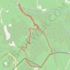 Trace GPS Les Bornes Papales autour de Valréas, itinéraire, parcours