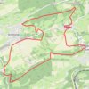 Trace GPS Mont - Anthisnes - Comblain-au-Pont - Mont, itinéraire, parcours