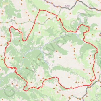 Trace GPS Tour du massif du Queyras, itinéraire, parcours
