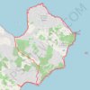 Trace GPS Massif des Maures, Saint-Tropez, version courte, itinéraire, parcours