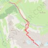Trace GPS Pointe de Charbonnel : Versant N (version hivernale), itinéraire, parcours