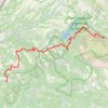 Trace GPS GR99 Randonnée de Saint Martin-de-Pallières aux Gorges du Verdon (Var), itinéraire, parcours