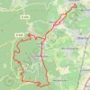 Trace GPS Saint Odile depuis Rosheim, itinéraire, parcours