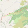 Trace GPS Montée du Monte Cardu, St Pierre de Venaco, Corse, itinéraire, parcours