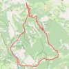 Trace GPS La Colle Saint-Michel, itinéraire, parcours