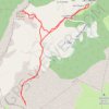 Trace GPS Pointe d'Andey et Rochers de Leschaux, itinéraire, parcours