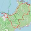 Trace GPS Porquerolles - Calanque de l'Oustau de Diéu, itinéraire, parcours