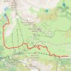 Trace GPS Espiaube - Refuge de Bastan, itinéraire, parcours