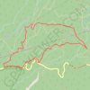 Trace GPS Le chemin des charbonniers du Lac Noir - Les Marches, itinéraire, parcours