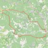 Trace GPS Tour de la Vallée du Galeizon (Gard-Lozère), itinéraire, parcours