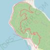Trace GPS Fort Téréka - Nouméa, itinéraire, parcours