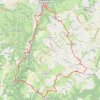 Trace GPS Circuit aux alentours de Villefranche de Rouergue, itinéraire, parcours