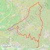 Trace GPS MAUSSANE-LE TOUR DES TRINCADES, itinéraire, parcours