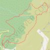 Trace GPS Le Tour de la croix de Merdaret - Isère Outdoor, itinéraire, parcours