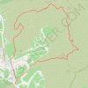 Trace GPS Notre Dame des Maures - Signal du Flavanquet - Dolmen du Gautabry - LA LONDE - 83, itinéraire, parcours