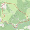 Trace GPS La Beaume-Chapias, Ardèche, itinéraire, parcours