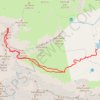 Trace GPS Pico de Escarra desde Embalse de Tramacastilla, itinéraire, parcours