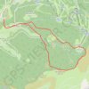 Trace GPS Bas-Rupts-Bioqués-Grouvelin, itinéraire, parcours